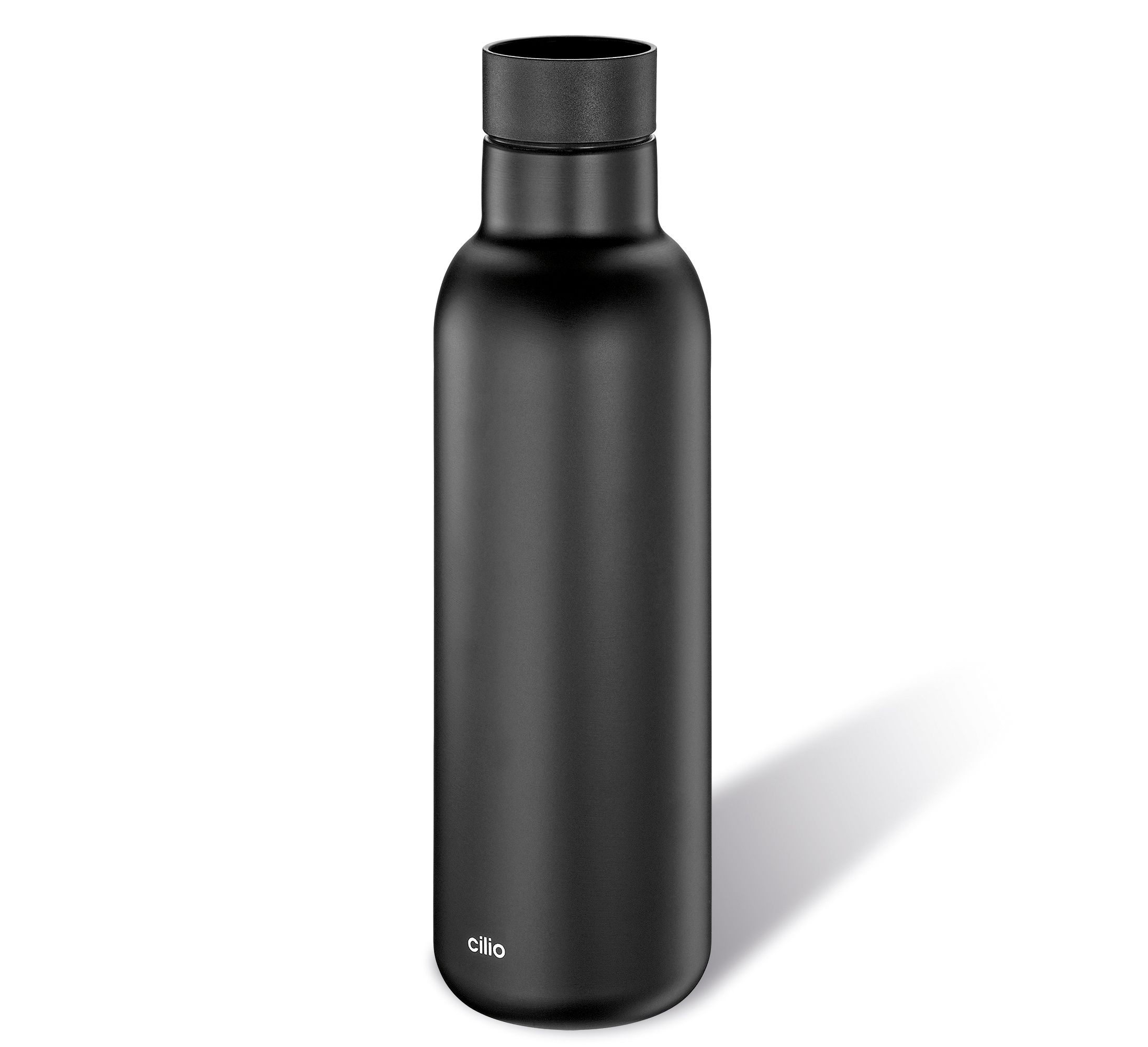 544664 Černá kvalitní termoláhev 450 ml pro horké i studené nápoje i sycené od Cilio (1)